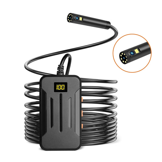 F300 Endoscope numérique HD étanche IP68 de 8 mm à double caméra, câble rigide de 2 m, câble rigide de 5 m, câble rigide de 10 m