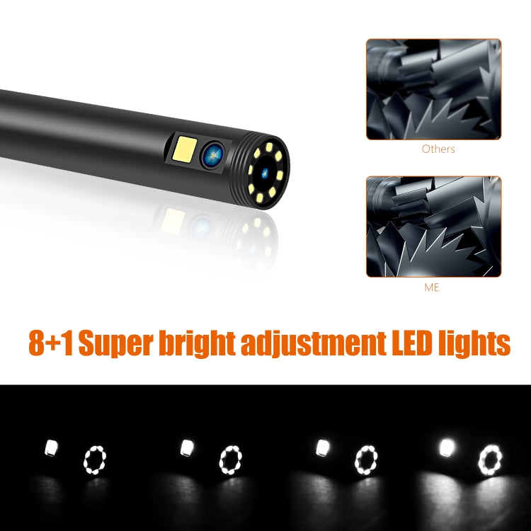 F300 5.5mm IP68 Watweproof HD Dual Cameras Digital Endoscope, 2m Hard Cable, 5m Hard Cable, 10m Hard Cable