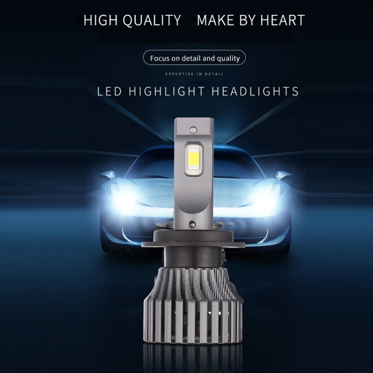 DC9-16V / 30W / 8000LM / 6000K IP67 Car LED 3570 Lamp Beads Headlight, 1 Pair G8 Plus H7