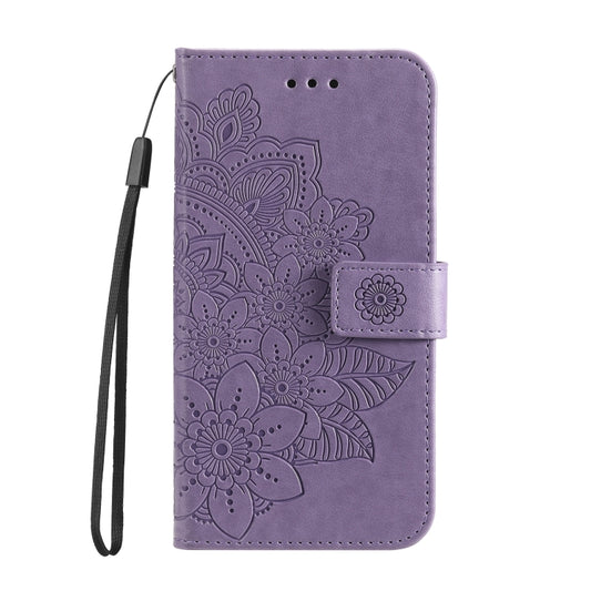 7-petal Flowers Embossed Flip Leather Phone Case with Holder & Card Slots, For Huawei nova 8i / Honor 50 Lite, For Huawei nova 9 / Honor 50, For Nokia G50, For OPPO Realme GT Neo2, For OPPO Reno6 4G, For Samsung Galaxy M52 5G, For Samsung Galaxy S22 5G...