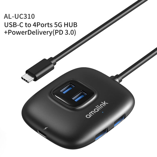 amalink UC310 Type-C / USB-C to 4 Ports USB Multi-function HUB, UC310