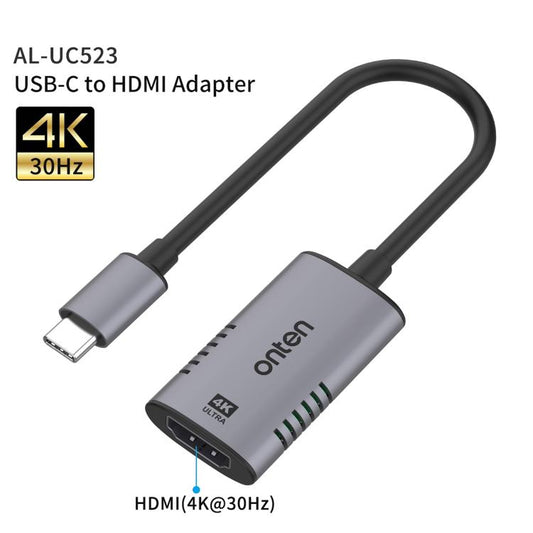 Adaptateur Onten Type-C / USB-C vers HDMI, UC523