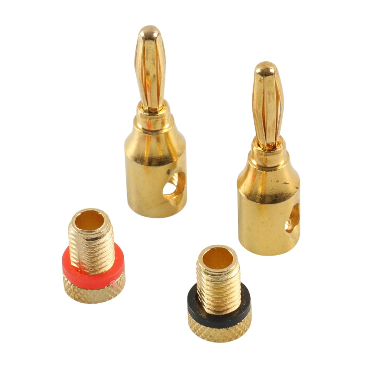 Car Gold-plated Red and Black 4mm Banana Head Audio Plug, A6520 12 in 1, A6521 24 in 1, A6522 32 in 1