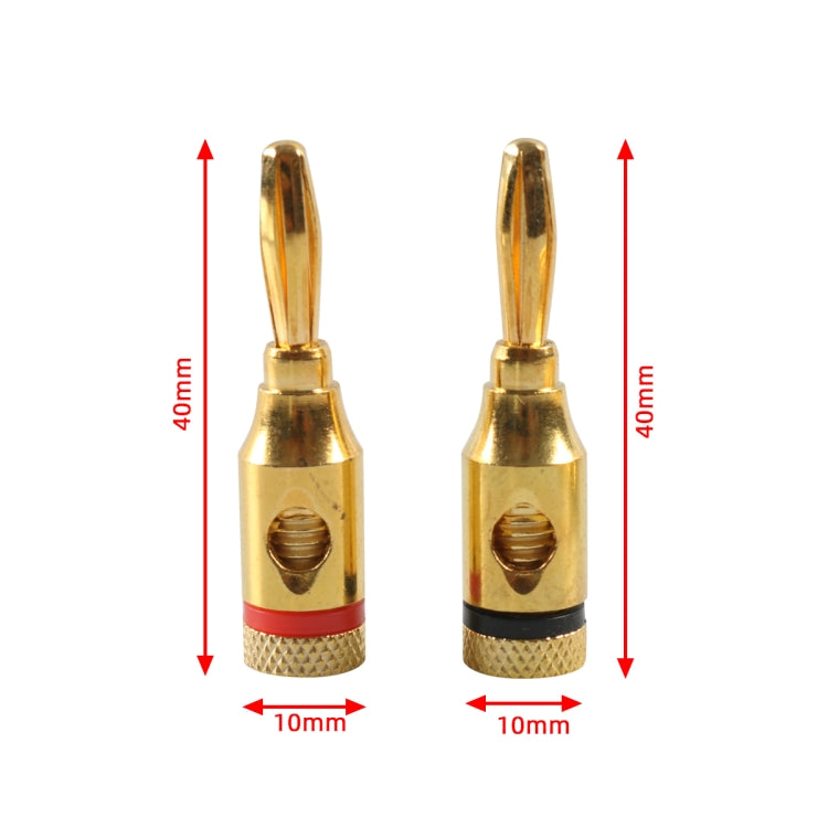 Car Gold-plated Red and Black 4mm Banana Head Audio Plug, A6520 12 in 1, A6521 24 in 1, A6522 32 in 1