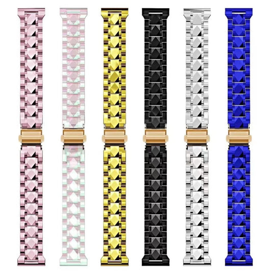 Electroplated Stainless Steel Strap For Apple Watch Series, 7 41mm / 6&SE&5&4 40mm / 3&2&1 38mm, 7 45mm / 6&SE&5&4 44mm / 3&2&1 42mm