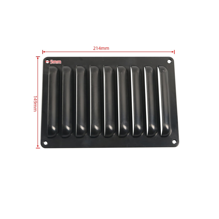214x149mm RV / Bus Grille Vent Panel with Screws, A6786