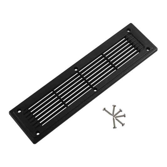 300x80mm RV / Bus Straight Louver Vent with Screws, A6793