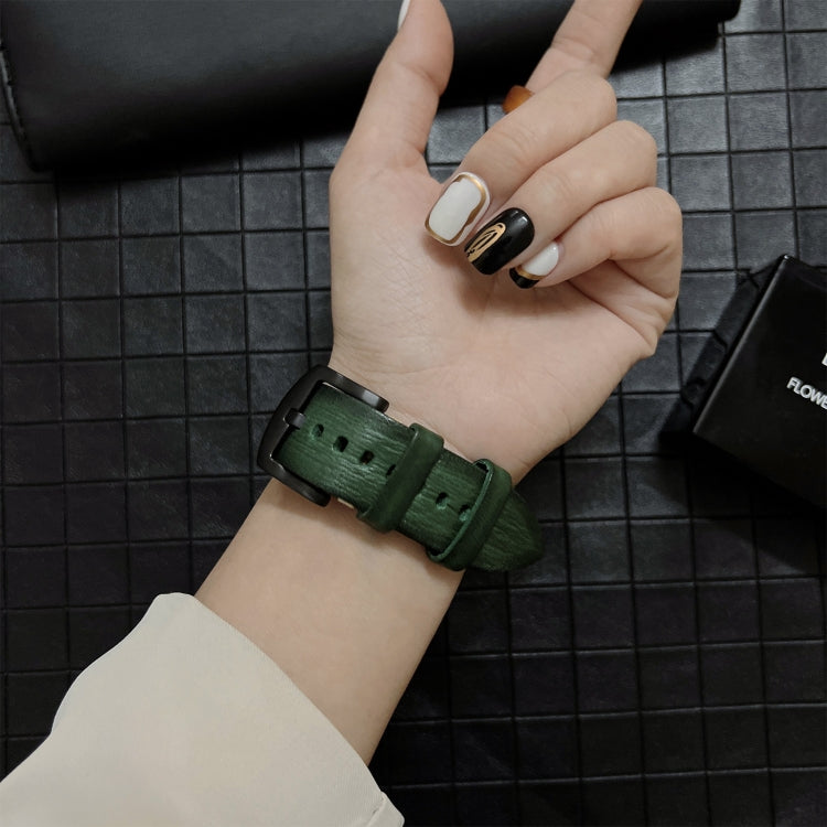 Genuine Leather Watchband For Apple Watch Series, 7 41mm / 6&SE&5&4 40mm / 3&2&1 38mm, 7 45mm / 6&SE&5&4 44mm / 3&2&1 42mm