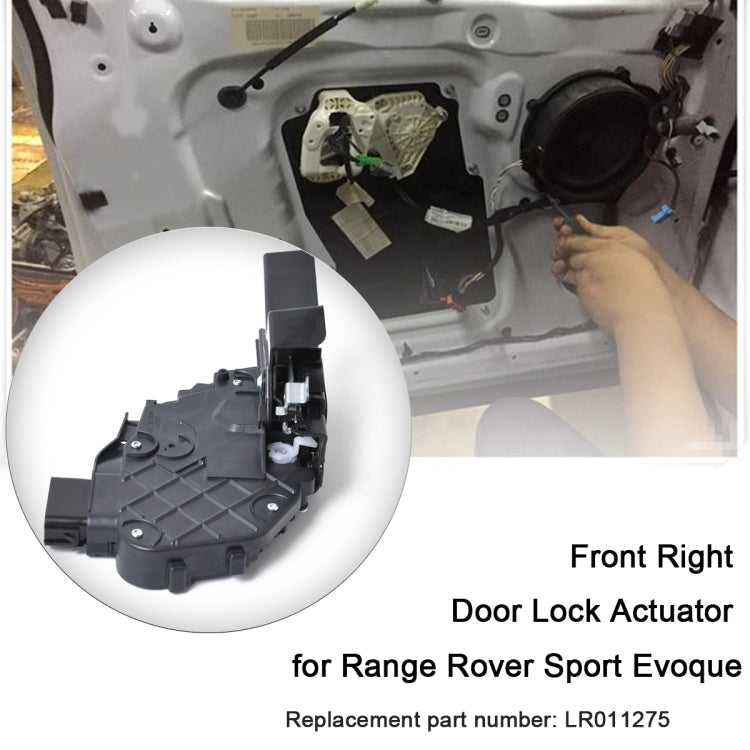 Car Front Right Door Lock Actuator Motor LR011275 for Land Rover, A1608-02