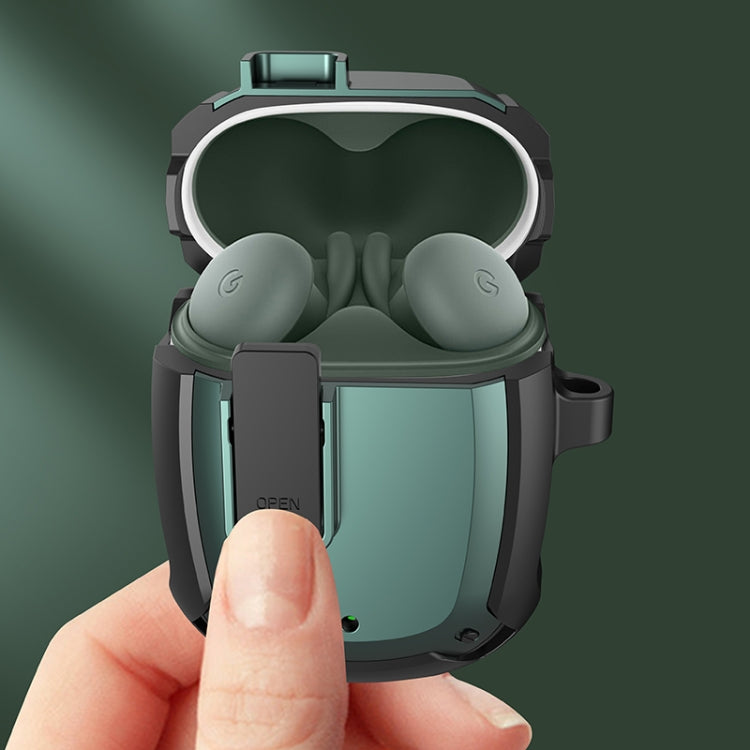 Earphone Protective Case with Switch & Hook, For Google Pixel Buds 2