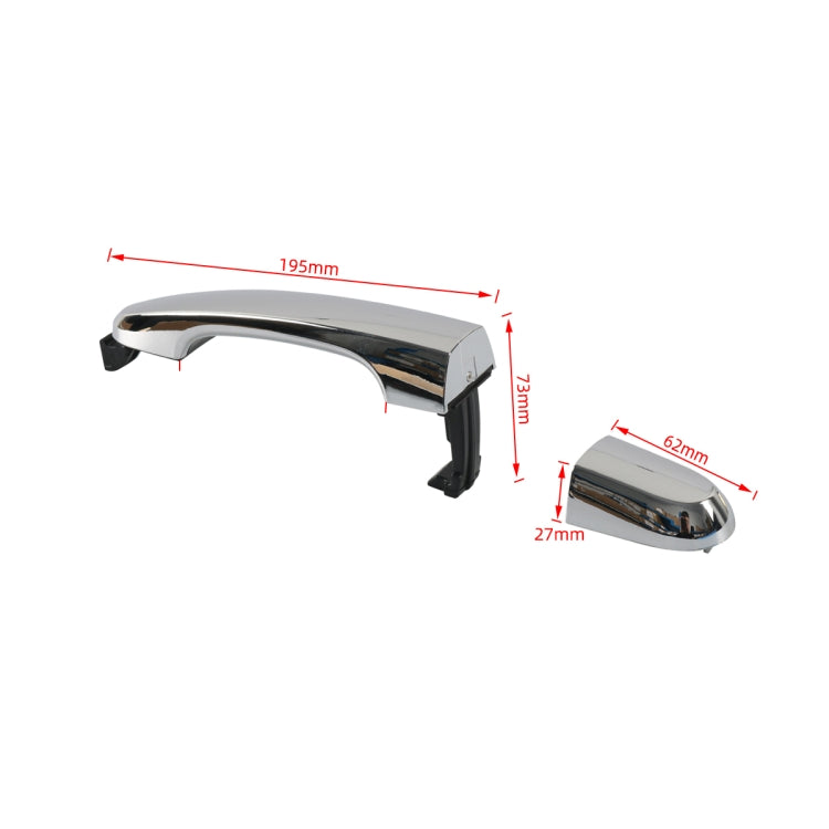 A6849-03 Car Rear Right Door Outside Handle 82651-2P010 for Kia Sorento 2011-2015, A6849-03