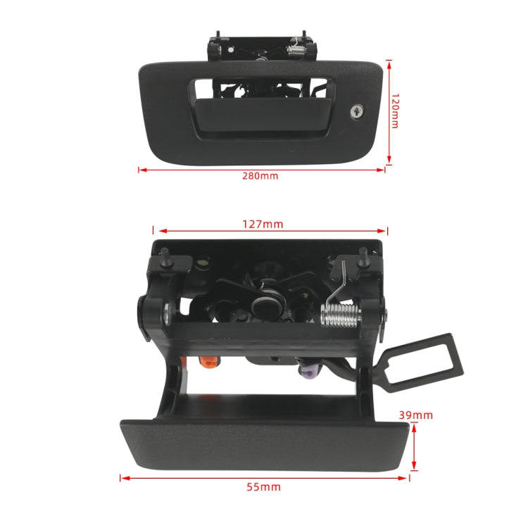 A6848 Car Tailgate Handle Kit 22755305 for Chevrolet / GMC, 22755305