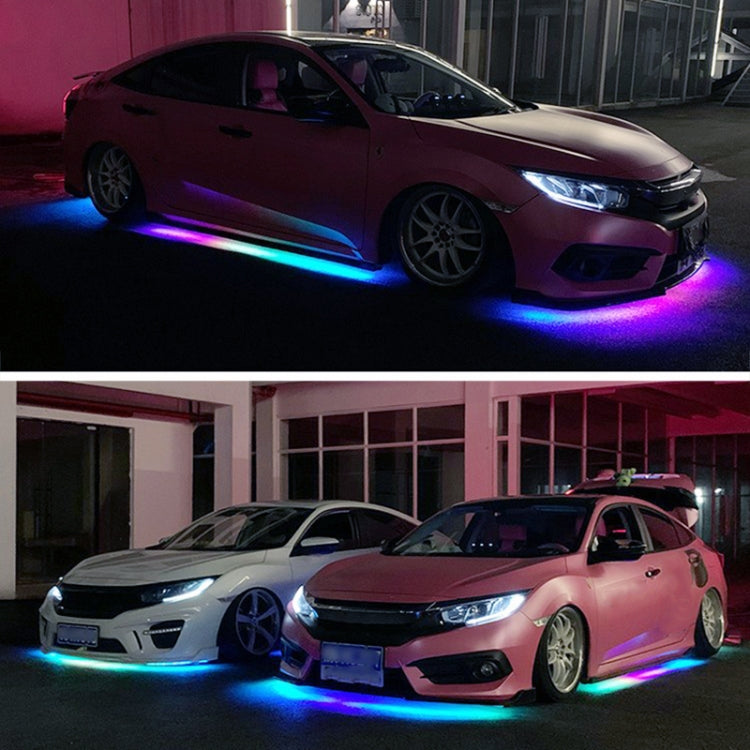 Car Modification Symphony Voice Control LED Chassis Lights, 2 x 60cm + 2 x 90cm, 2 x 60cm + 2 x 180cm, 2 x 90cm + 2 x 120cm, 2 x 120cm + 2 x 150cm, 4 x 60cm + 2 x 90cm, 4 x 60cm + 2 x 120cm, 4 x 60cm + 2 x 150cm, 4 x 60cm + 2 x 180cm