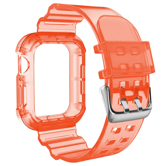 Transparentes Uhrenarmband für Apple Watch Series 8&7 45mm / SE 2&6&SE&5&4 44mm / 3&2&1 42mm (Transparent Braun), 7 41mm / 6&SE&5&4 40mm / 3&2&1 38mm, 7 45mm / 6&SE&5&4 44mm / 3&2&1 42mm