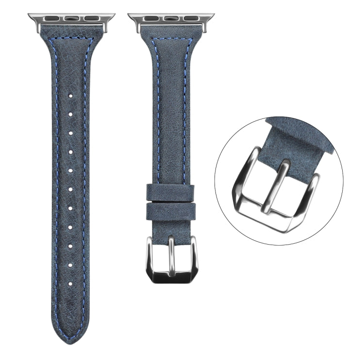 Genuine Leather Watch Band For Apple Watch Series, 7 41mm / 6&SE&5&4 40mm / 3&2&1 38mm, 7 45mm / 6&SE&5&4 44mm / 3&2&1 42mm