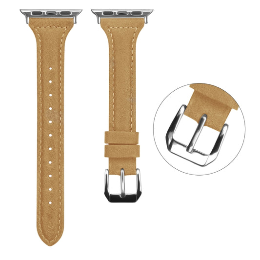 Genuine Leather Watch Band For Apple Watch Series, 7 45mm / 6&SE&5&4 44mm / 3&2&1 42mm, 7 41mm / 6&SE&5&4 40mm / 3&2&1 38mm