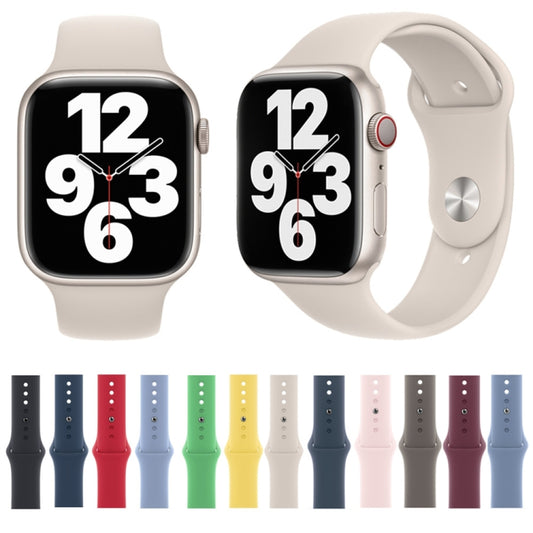 Silicone Watch Band For Apple Watch Series, For Apple Watch 42mm / 41mm / 40mm / 38mm, For Apple Watch 46mm / 49mm / 45mm / 44mm