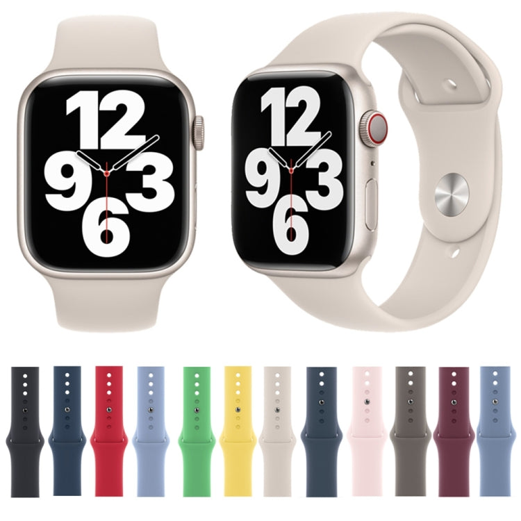 Bracelet en silicone pour Apple Watch Series, pour Apple Watch 42 mm / 41 mm / 40 mm / 38 mm, pour Apple Watch 46 mm / 49 mm / 45 mm / 44 mm