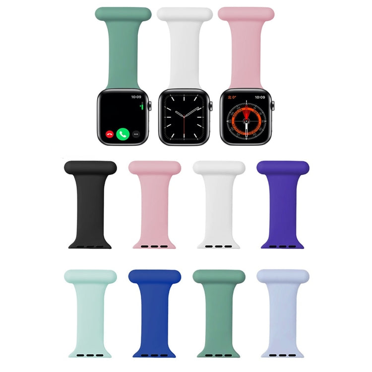 Silicone Nurse Watch Band For Apple Watch Series, 7 45mm / 6&SE&5&4 44mm / 3&2&1 42mm, 7 41mm / 6&SE&5&4 40mm / 3&2&1 38mm