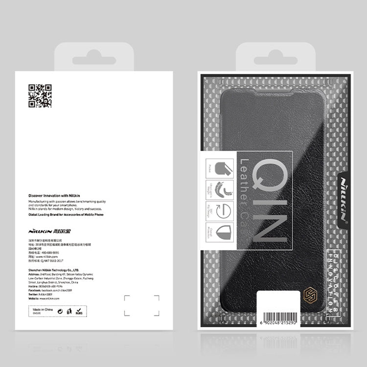 NILLKIN QIN Series Crazy Horse Texture Leather Case, For Xiaomi Redmi Note 11S