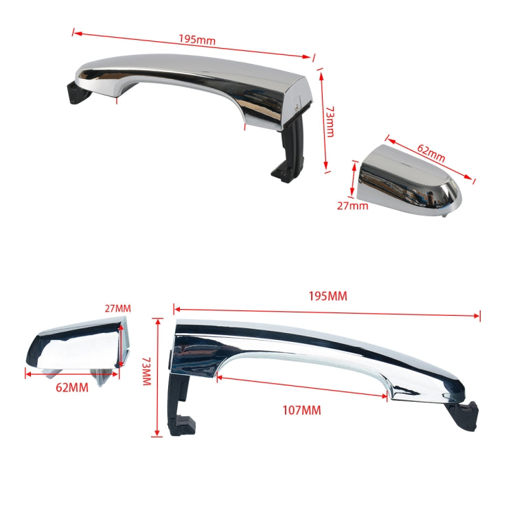 4 in 1 Car Outside Door Handle 82651-2P010 for KIA Sorento 2011-2015, A6873
