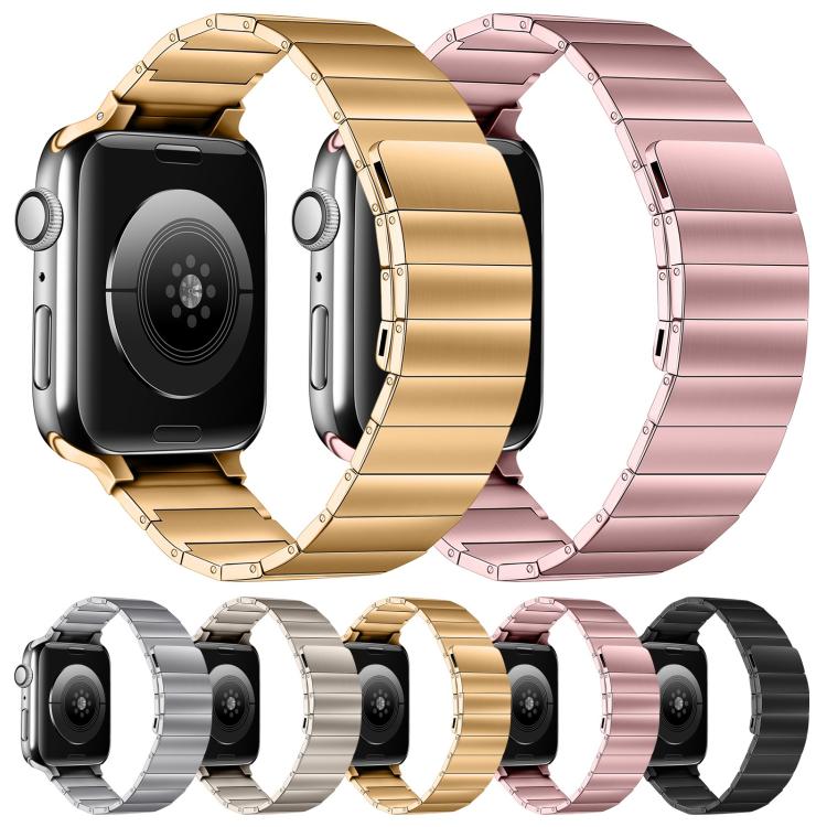 Magnetic Steel Watch Band For Apple Watch Series, 7 41mm / 6&SE&5&4 40mm / 3&2&1 38mm, 7 45mm / 6&SE&5&4 44mm / 3&2&1 42mm