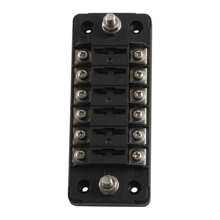 6 Way Fuse Box Blade Fuse Holder with Negative for Auto Car Truck Boat, A5602-01