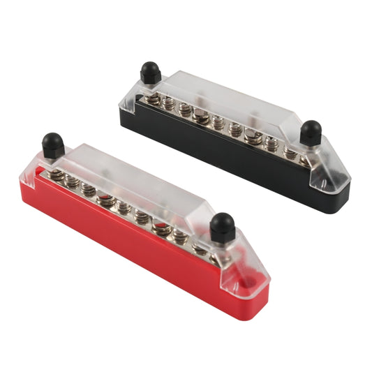 1 Pair 10 Way Power Distribution Block Terminal Studs with 4 Fixing Screws, A7473