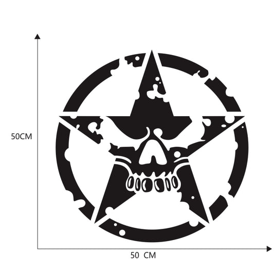 D-520 Star Pattern Car Modified Hood Decorative Sticker, D-520