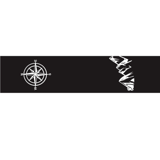 D-864 Compass Pattern Car Modified Decorative Sticker, D-864