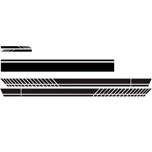 D-936 Stripe Pattern Car Modified Decorative Sticker, D-936