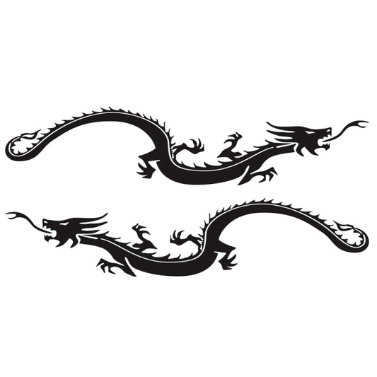 2 PCS/Set D-965 Dragon Pattern Car Modified Decorative Sticker, D-965