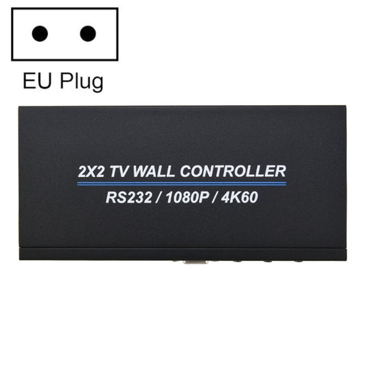 BT100 4K 60Hz 1080P 2 x 2 TV Wall Controller, US Plug, EU Plug, UK Plug, AU Plug