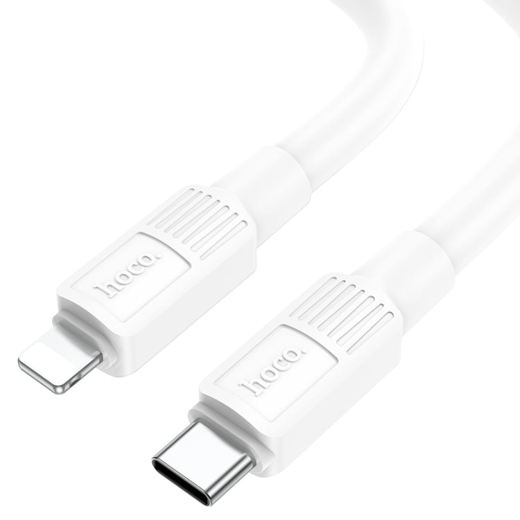 hoco X84 20W USB-C / Type-C to 8 Pin Solid PD Charging Data Cable,Length:1m