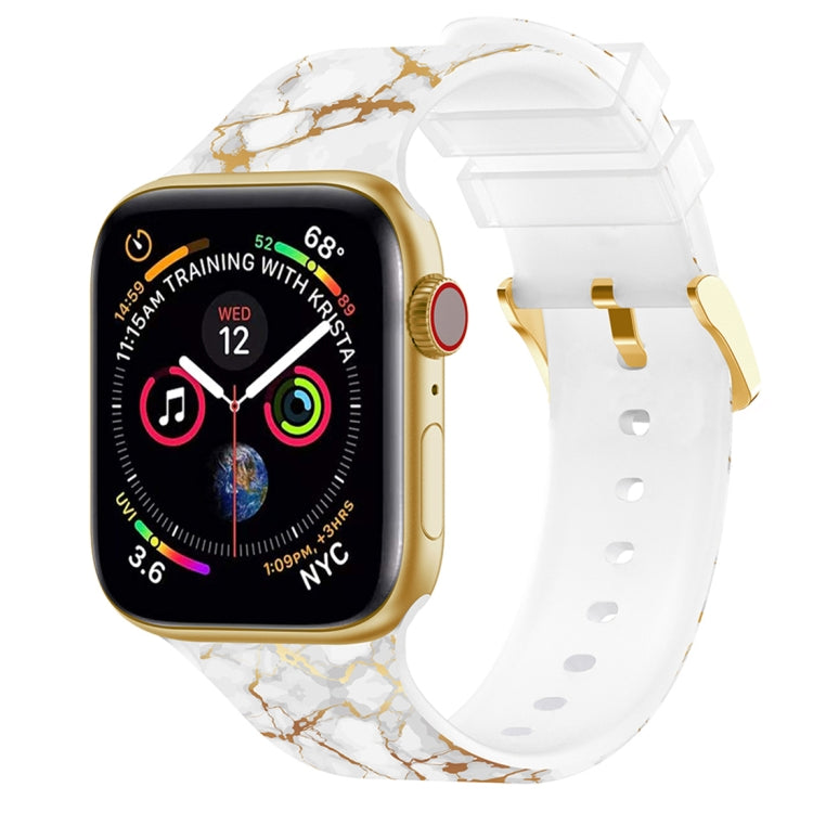 Square Buckle Color Printing Watch Band For Apple Watch Series