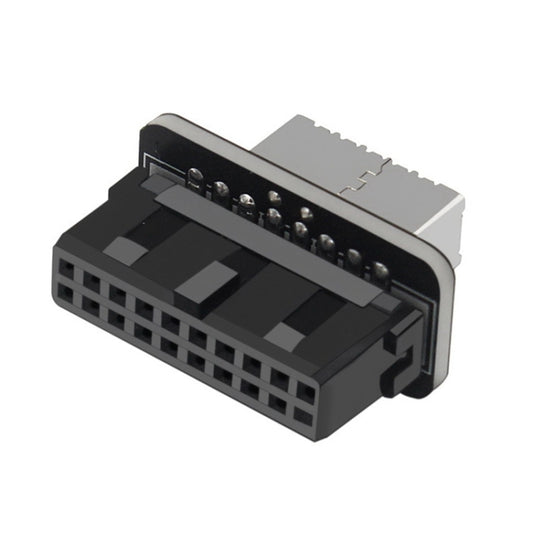 10 PCS 73S Mainboard USB 3.0 19P/20P to Type-E90 Degree Adapter, 10pcs