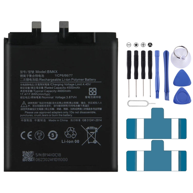 BN53 4820 mAh Li-Polymer Battery Replacement For Xiaomi Redmi Note 9 Pro 5G, BM37, BN51, BM52, BM4M, BM4Q, BN56, BM55, BN53, BN62, BM54, BM4X, BM4Y, BM57, BN59, BP42, 38, BP44, BM5A, BP47, BN66, BM58, BP43, BN57, BS01FA, BN60, BN80, BM4P, BN61