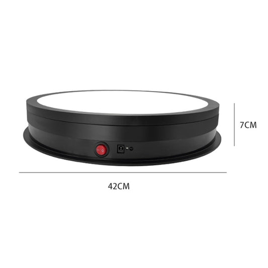42cm LED-Licht Elektrischer drehbarer Ausstellungsständer Plattenspieler, 42cm LED-Licht, US-Stecker, 42cm LED-Licht, EU-Stecker, 42cm LED-Licht, UK-Stecker, 42cm LED-Licht, AU-Stecker