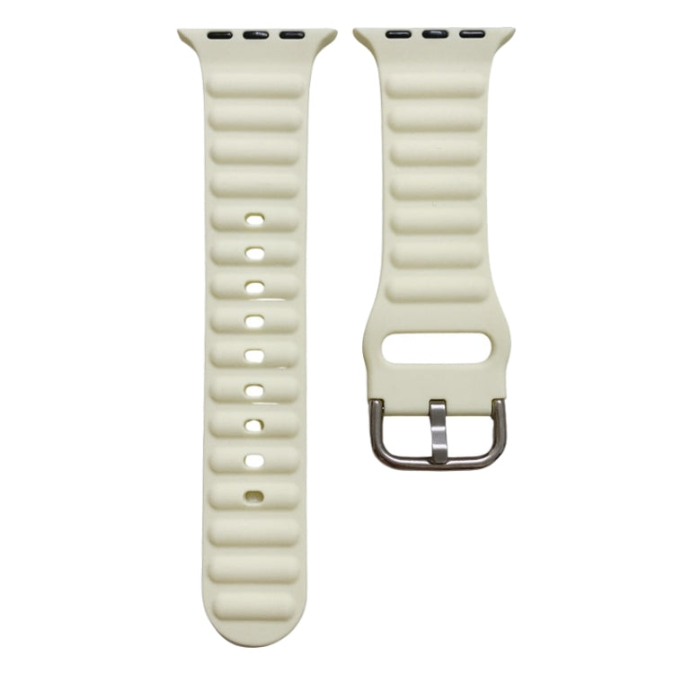Single Color Silicone Watch Band For Apple Watch Series, 7 45mm / 6&SE&5&4 44mm / 3&2&1 42mm, 7 41mm / 6&SE&5&4 40mm / 3&2&1 38mm