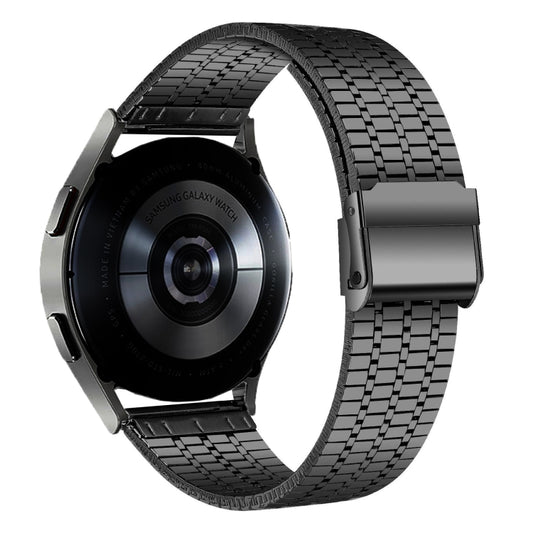 22mm Universal Seven-bead Stainless Steel Watch Band, 22mm