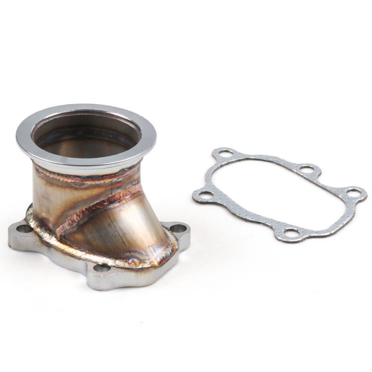 Car Modified 63mm Turbo Down Pipe V-band Adapter with Clamp Flange, Turbo Down Pipe Adapter