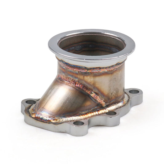 Car Modified 63mm Turbo Down Pipe V-band Adapter with Clamp Flange, Turbo Down Pipe Adapter
