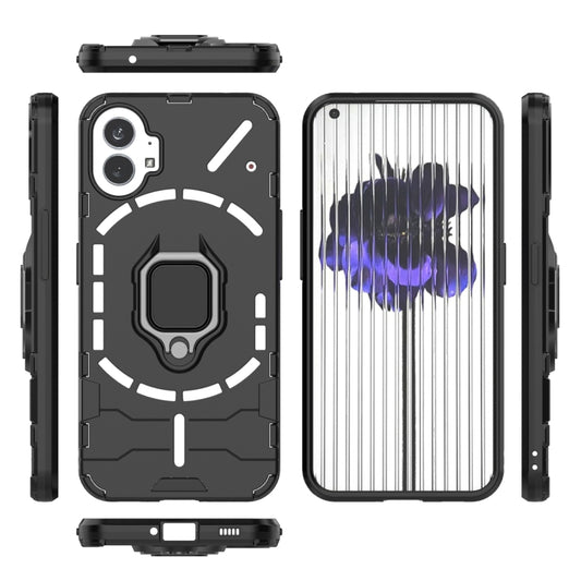 PC + TPU Shockproof Protective Phone Case with Magnetic Ring Holder, For Nothing Phone 1