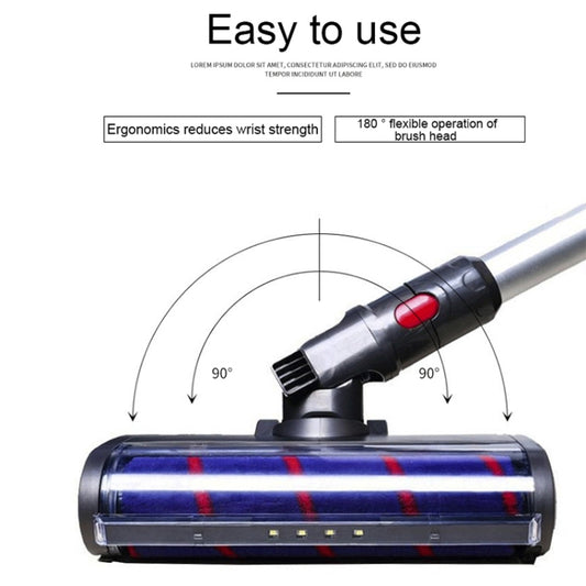 Pour brosse électrique, brosse à tapis, brosse douce pour sols, aspirateur Dyson V6 / DC62