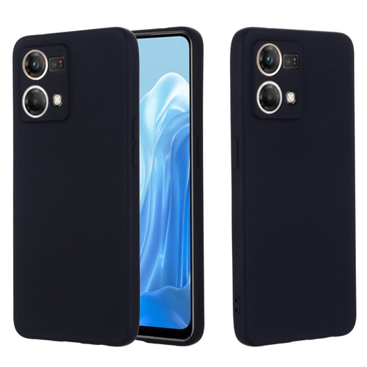 Pure Color Liquid Silicone Shockproof Full Coverage Phone Case, For OPPO Reno 7 4G Global/F21 Pro 4G, For ZTE Blade A51 2021