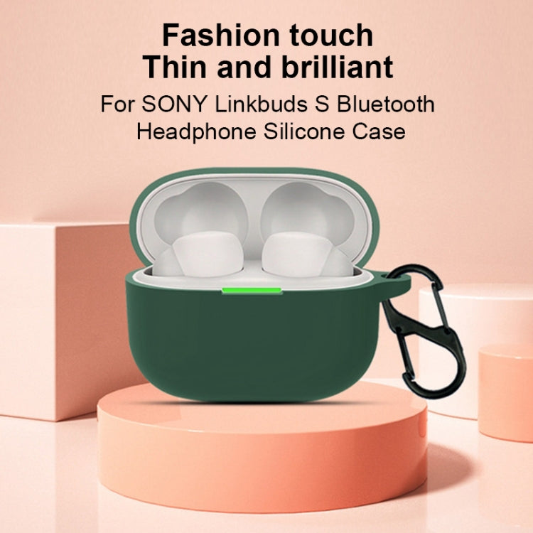 Pure Color Bluetooth Earphone Silicone Case, For Sony LinkBuds S/WF-LS900N