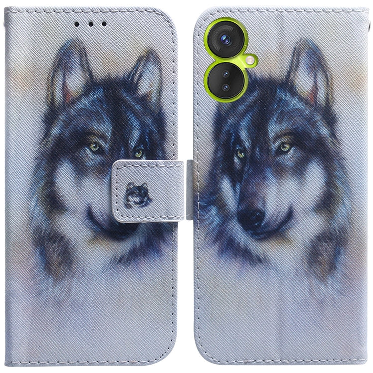Coloured Drawing Leather Phone Case, For Infinix Hot 11 2022, For Infinix Note 12 VIP, For Tecno Spark 9 Pro