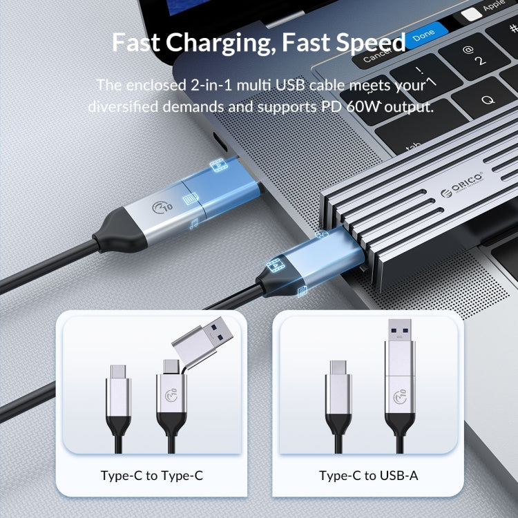 ORICO 40Gbps M.2 NVME USB4.0 SSD Enclosure