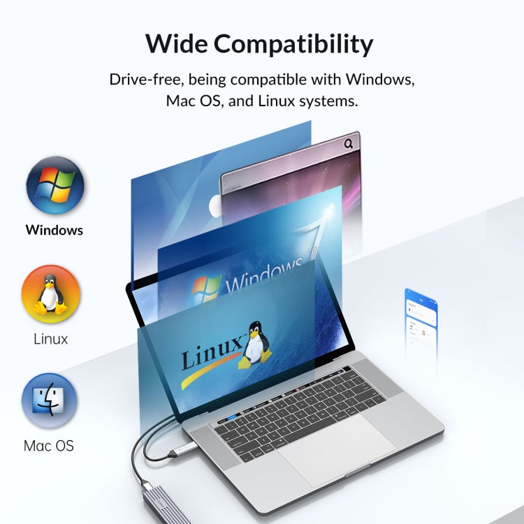ORICO 40Gbps M.2 NVME USB4.0 SSD Enclosure