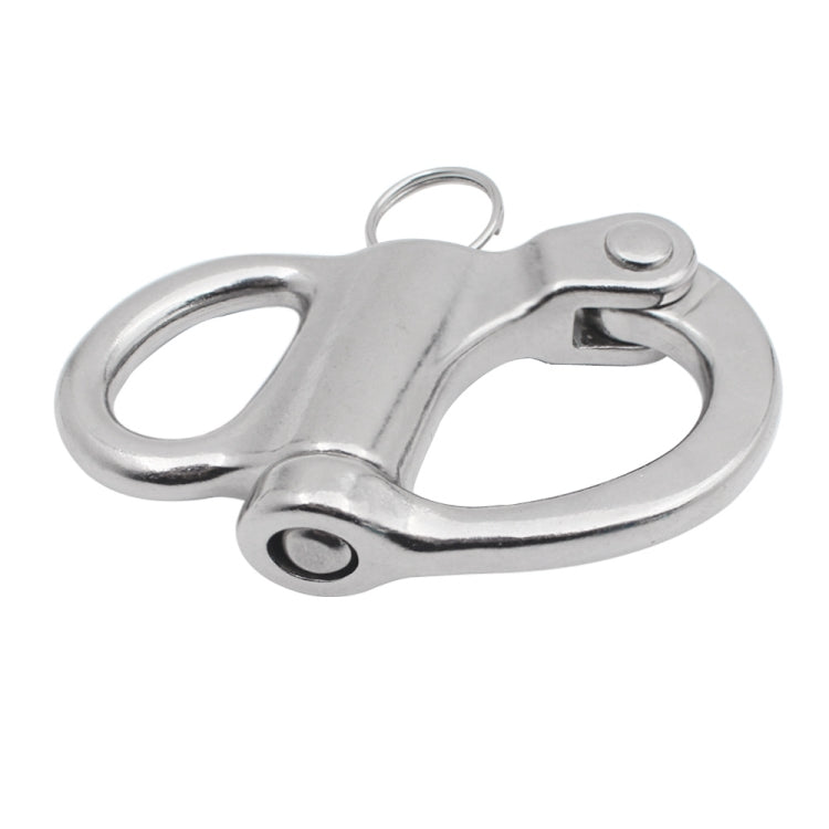 2 PCS 316 Stainless Steel Fixed Spring Shackle, 35mm, 52mm